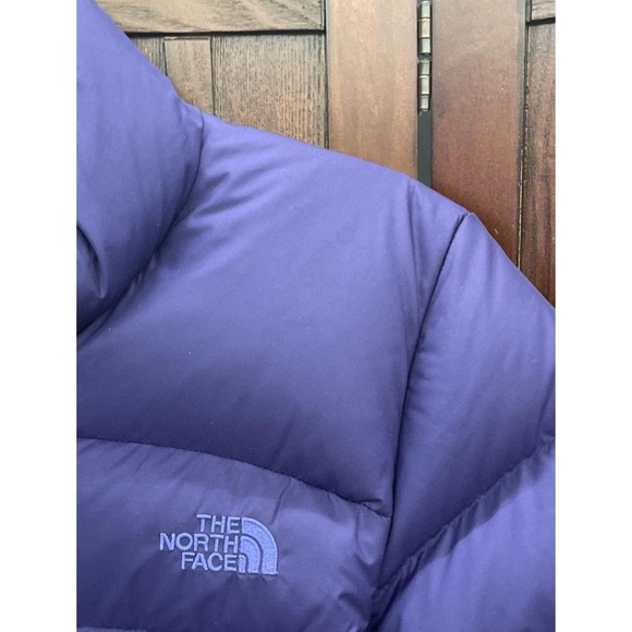 The North Face Womens Small Purple Nuptse 700 Down Puffer Jacket Vintage Warm - Picture 5 of 11
